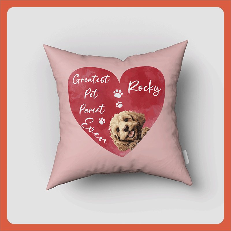 Personalized Pet Heart Pillow - Shapelys