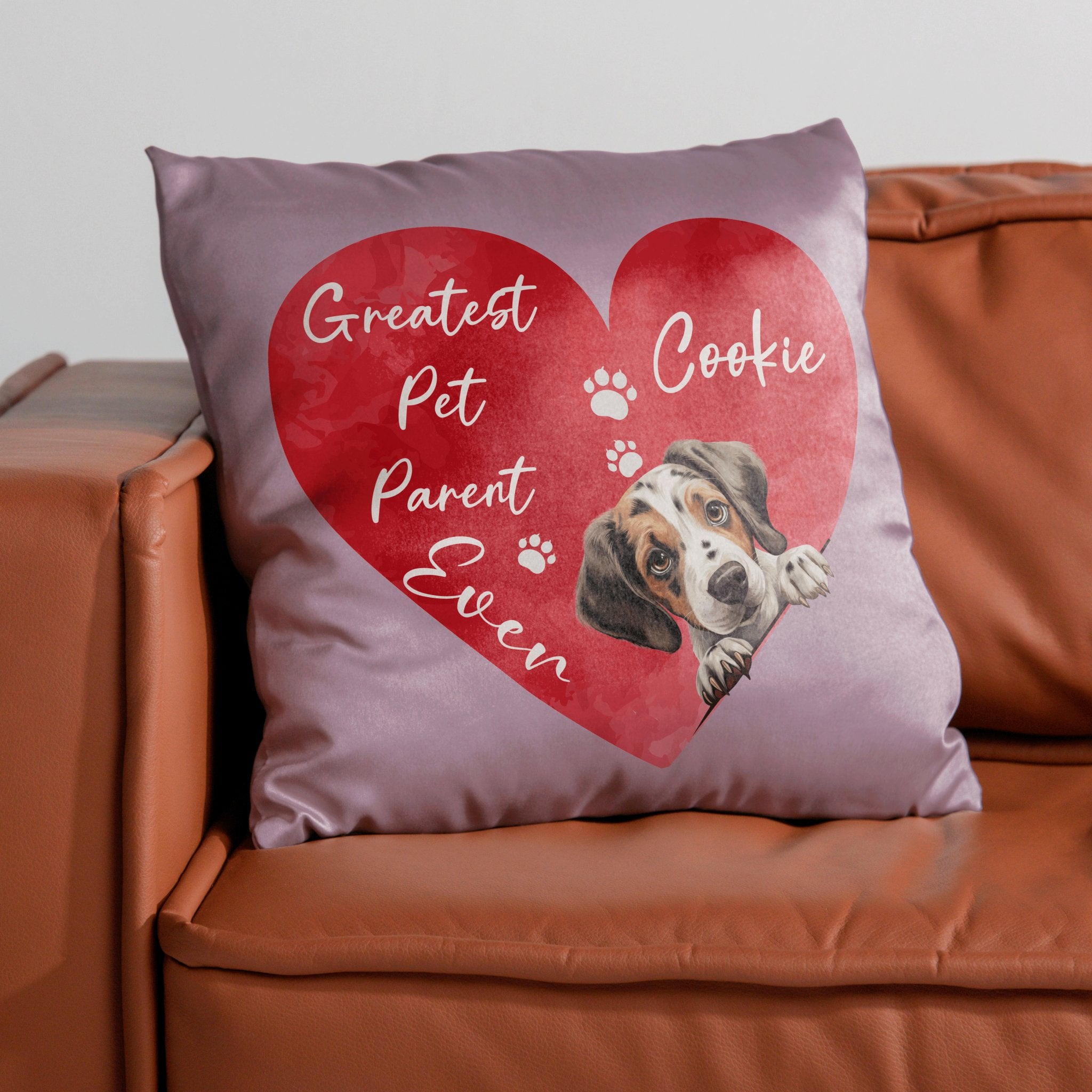 Personalized Pet Heart Pillow - Shapelys