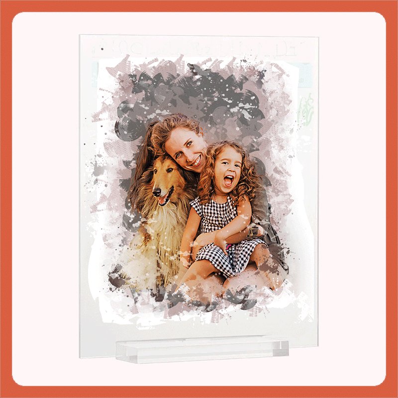 Personalized Photo Acrylic Plaque - Shapelys