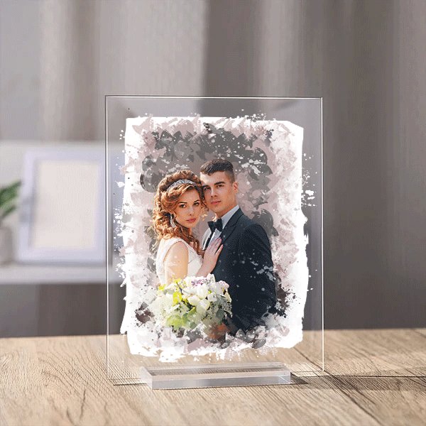 Personalized Photo Acrylic Plaque - Shapelys