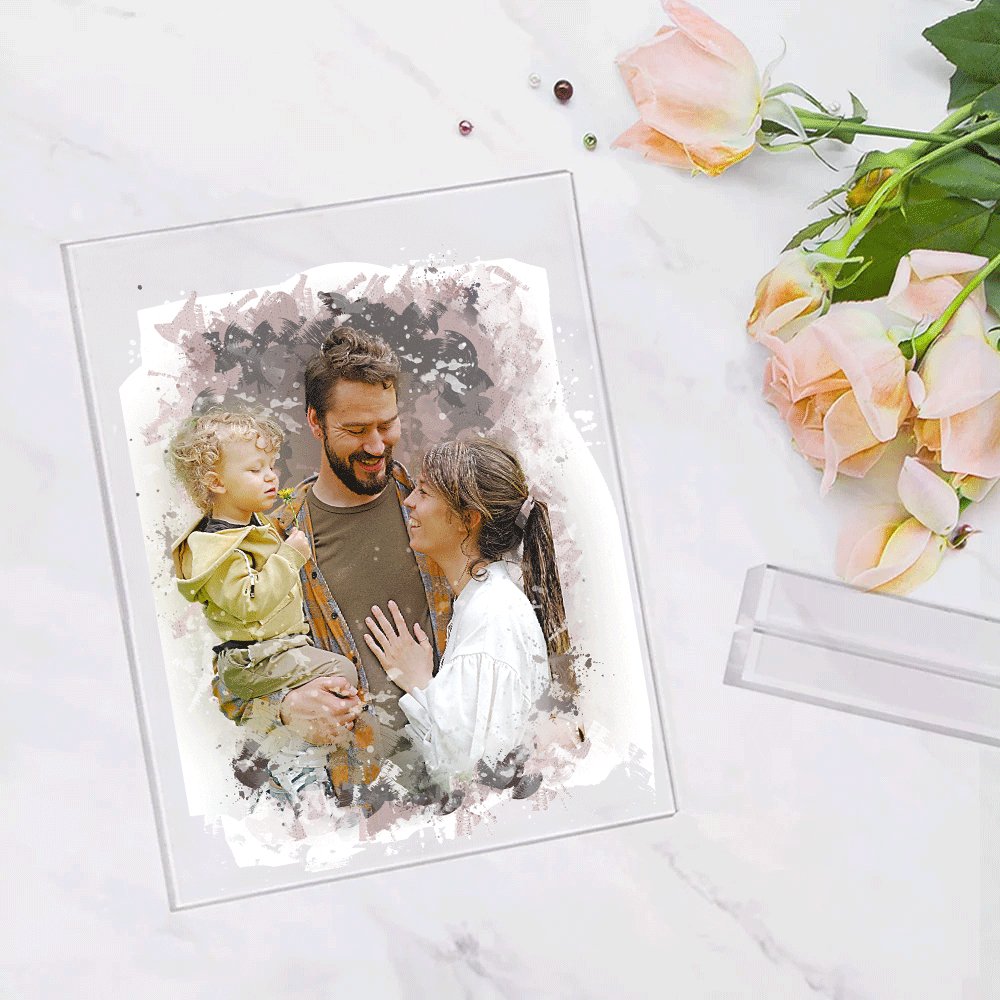 Personalized Photo Acrylic Plaque - Shapelys