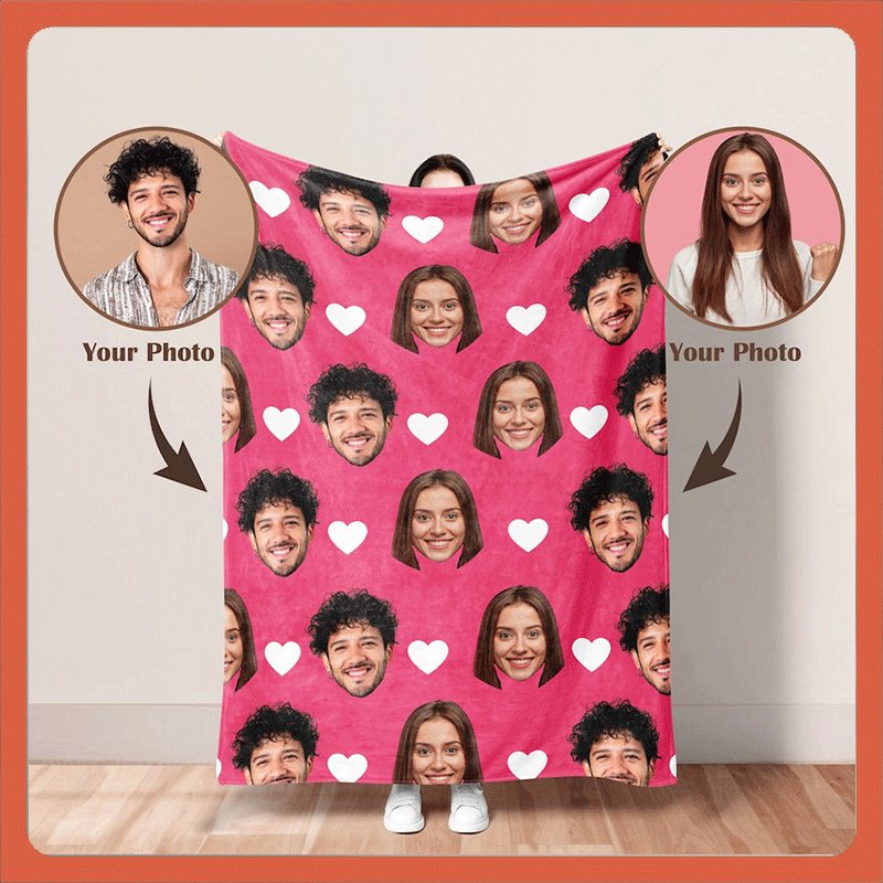 Personalized photo blanket - Shapelys