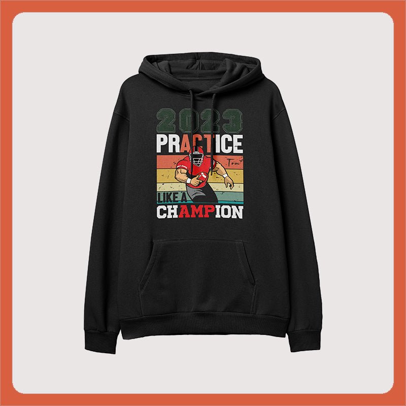 Personalized Rugby Sports Hoodie - Shapelys