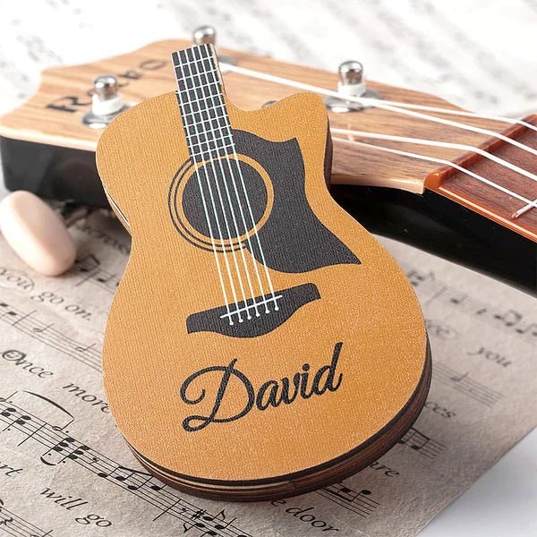 Personalized Wooden Guitar Picks - Shapelys